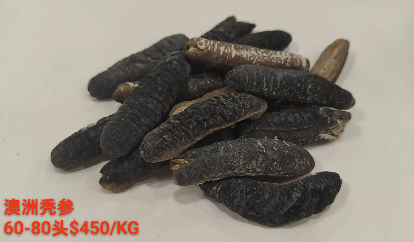 Australian Sea Cucumber - 澳洲秃参 (60-80 Head)