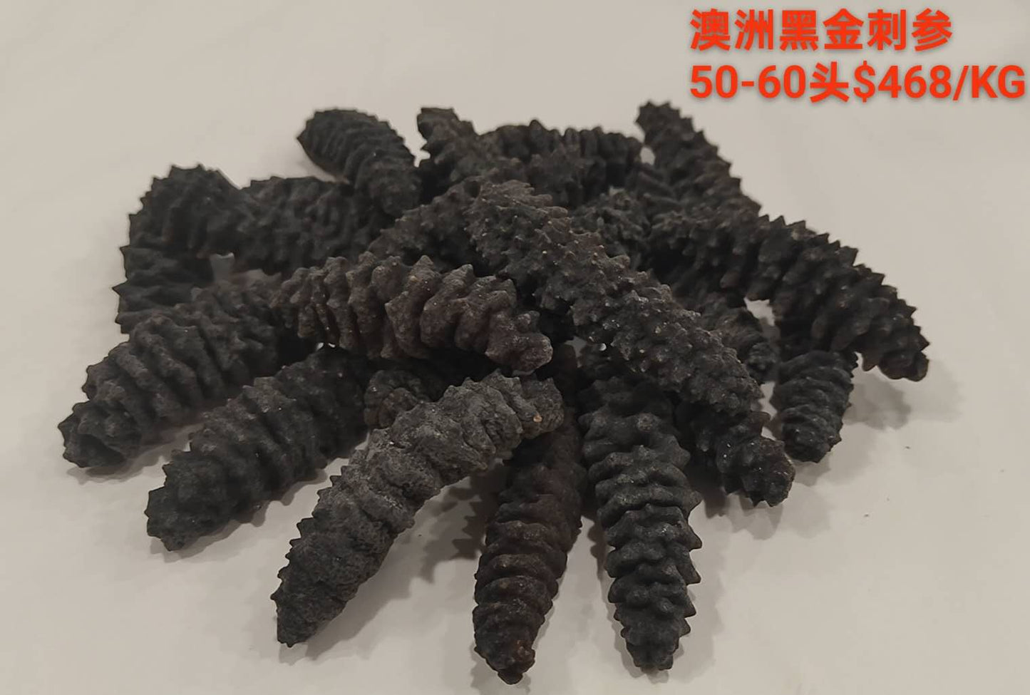 Australian Black Golden Sea Cucumber - 澳洲黑金刺参 (50-60 Head)